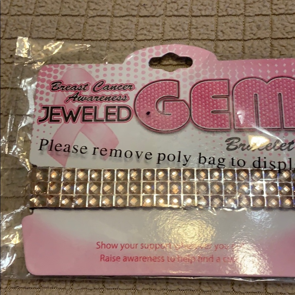 Bracelet in support of Breast Cancer